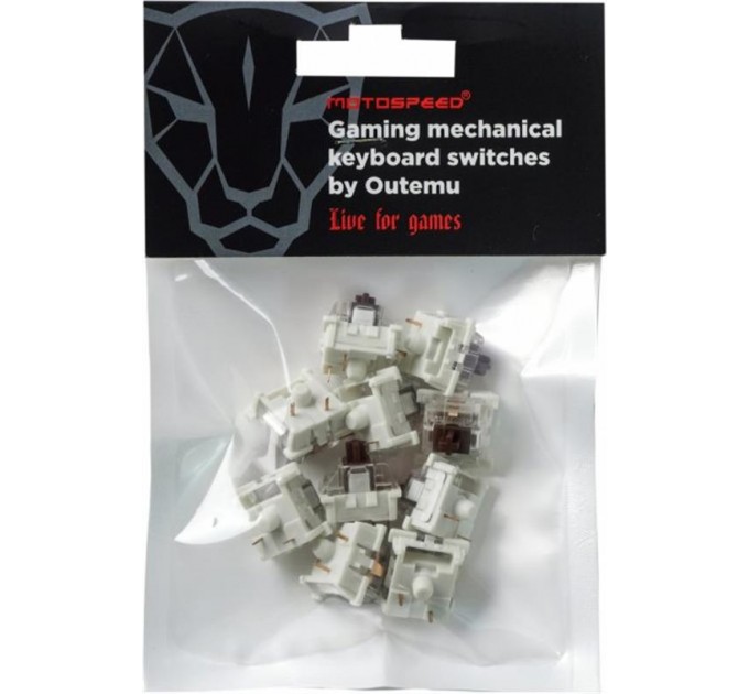 Motospeed Набір перемикачів Motospeed Outemu Brown (mtsw10brw)