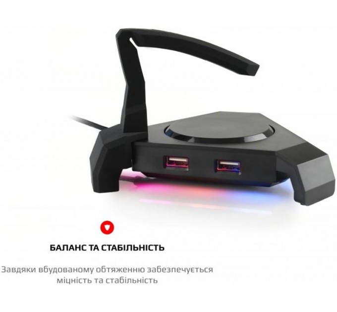 Motospeed Тримач для кабеля Motospeed Q20 Black (mtq20)