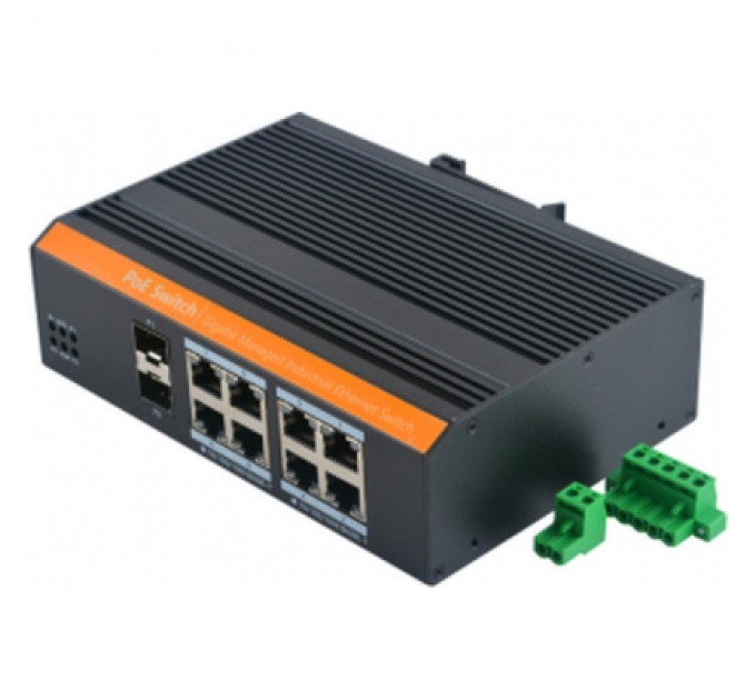 FoxGate Комутатор мережевий FoxGate S6108G-S2-I-W POE