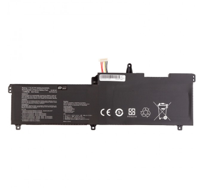PowerPlant Акумулятор до ноутбука ASUS ROG Strix GL702V (C41N1541) 15.2V 4200mAh PowerPlant (NB431892)