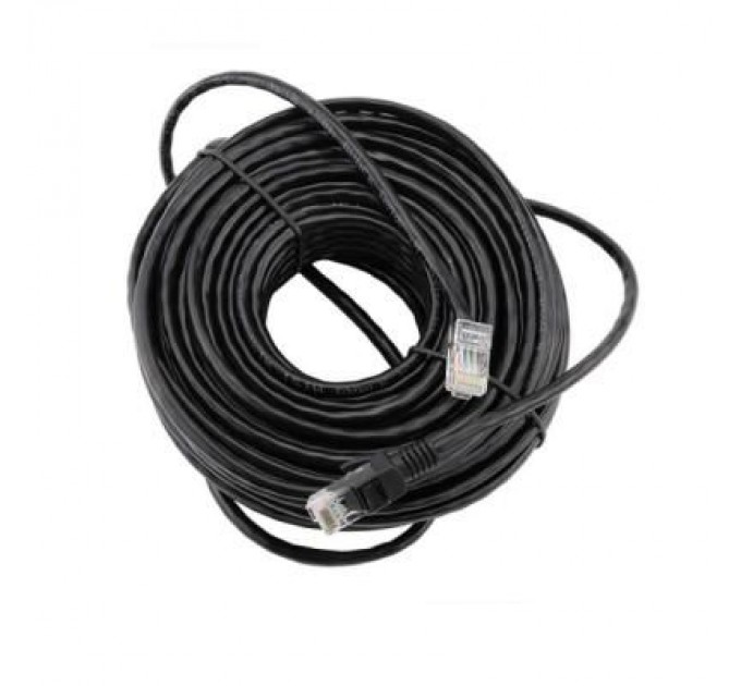 Ritar Патч-корд 30м, UTP, cat.5e, CCA, black Ritar (PCR-CCA/30Bk / 18006)