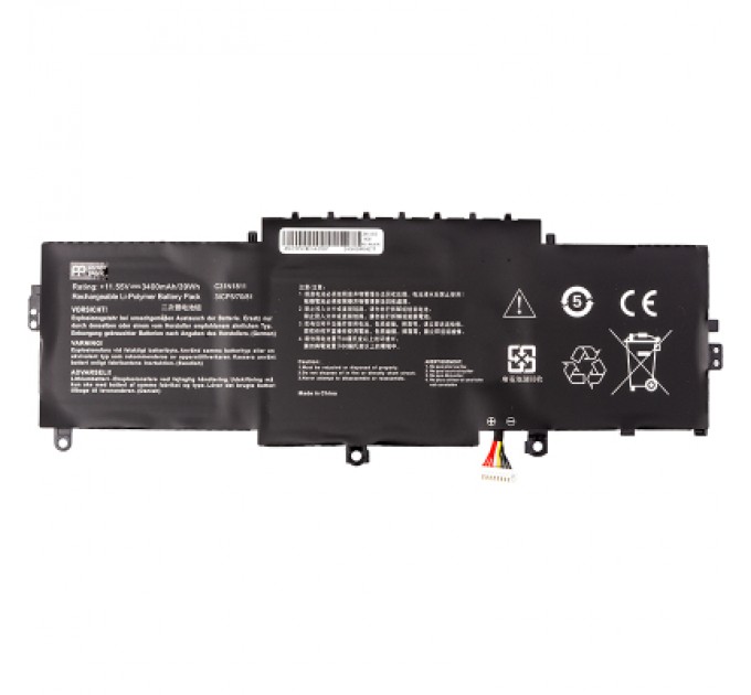 PowerPlant Акумулятор до ноутбука ASUS ZenBook 14 (C31N1811) 11.55V 3400mA PowerPlant (NB431991)