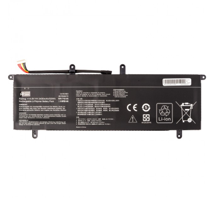 PowerPlant Акумулятор до ноутбука ASUS ZenBook Duo UX481 (C41N1901) 14.8V 3400mAh PowerPlant (NB432059)