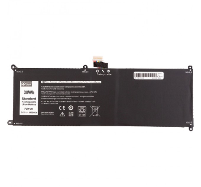 PowerPlant Акумулятор до ноутбука DELL Latitude 12 7275 (7VKV9) 7.6V 3900mAh PowerPlant (NB442041)