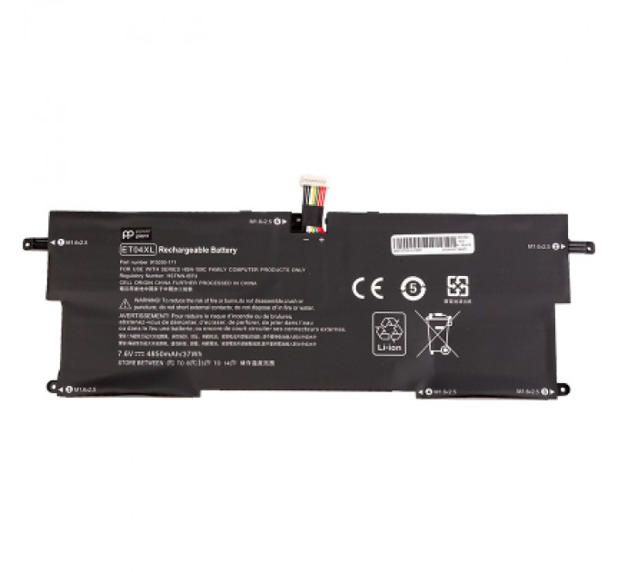 PowerPlant Акумулятор до ноутбука HP EliteBook X360 1020 G2 Series (ET04XL) 7.7V 4850mAh PowerPlant (NB462315)