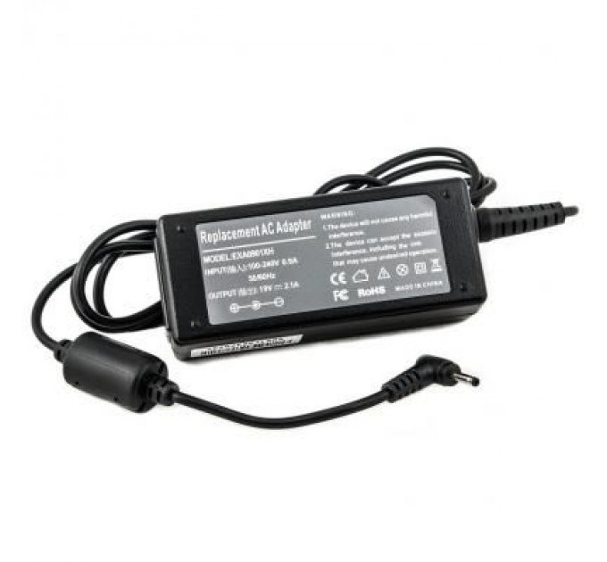 PowerPlant Блок живлення до ноутбуку PowerPlant ASUS 220V, 40W, 19V 2.1A (2.5*0.7) (AS40F2507)