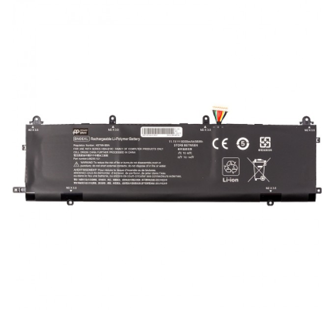 PowerPlant Акумулятор до ноутбука HP Spectre X360 15-EB (BN06) 11.1V 5000mAh PowerPlant (NB462377)