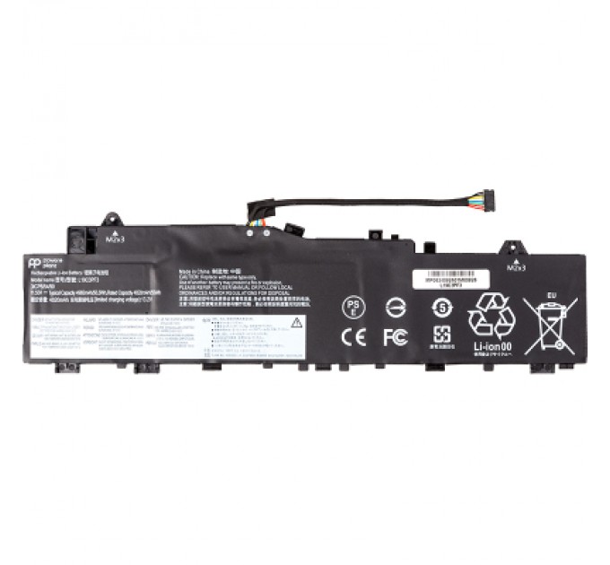 PowerPlant Акумулятор до ноутбука LENOVO IdeaPad 5-14IIL05 (L19C3PF3) 11.5V 4965mAh PowerPlant (NB482627)