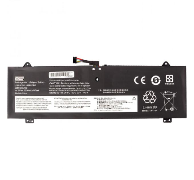 PowerPlant Акумулятор до ноутбука LENOVO Ideapad Yoga 7i 2020 (L19C4PDC) 14.8V 3200mAh PowerPlant (NB482412)