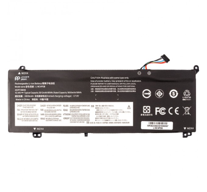PowerPlant Акумулятор до ноутбука LENOVO ThinkBook 14 G2 (L19C4PDB) 15.44V 3830mAh PowerPlant (NB482597)