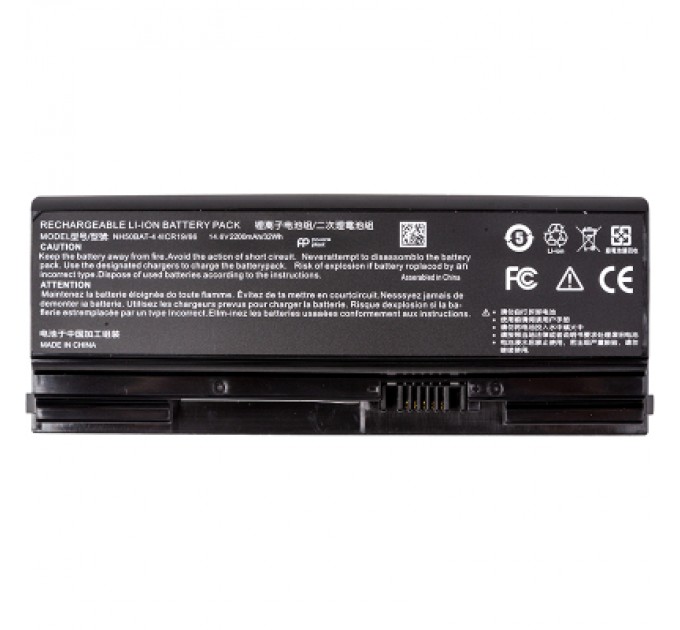 PowerPlant Акумулятор до ноутбука HASEE Z7M-CT (NH50BAT) 14.6V 2200mAh PowerPlant (NB400218)