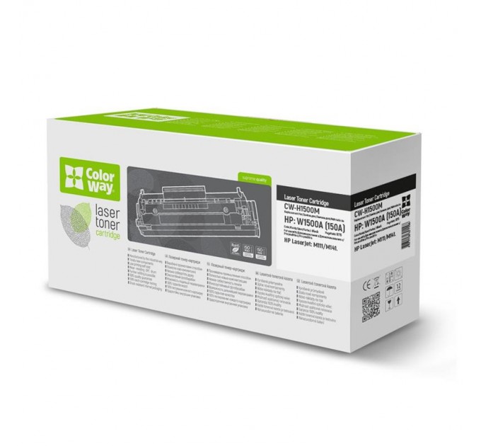 ColorWay Картридж CW (CW-H1500M) HP LJ MFP M111/M141 Black (HP W1500A)