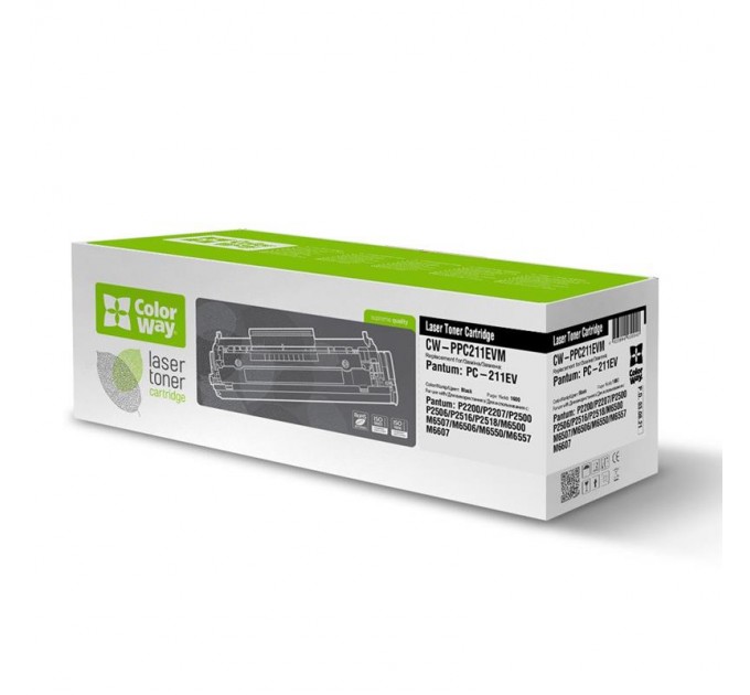 ColorWay Картридж CW (CW-PPC211EVM) Pantum P2200/2207/2506/M6500/M6607 Black (PC-211EV)