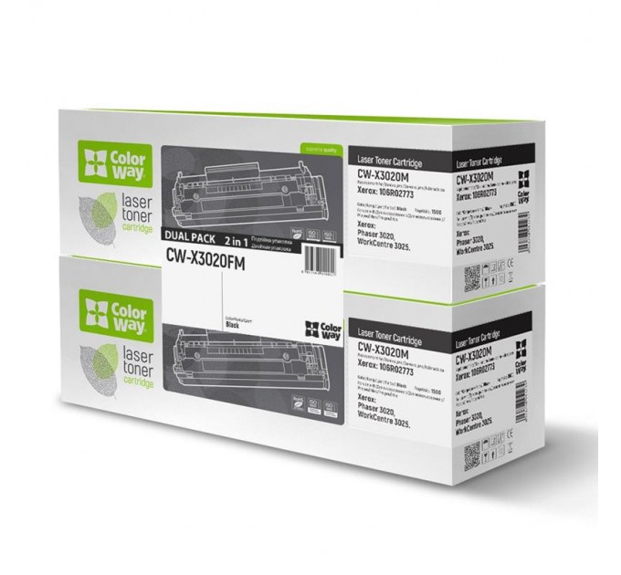 ColorWay Картридж CW (CW-X3020FM) Xerox Phaser 3020/WC3025 (106R02773) Dual Pack