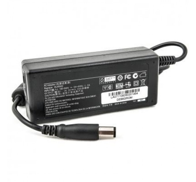 PowerPlant Блок живлення до ноутбуку PowerPlant DELL 220V, 19.5V 65W 3.34A (7.4*5.0) (DE65GROM)