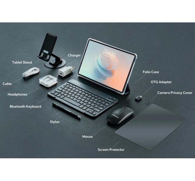 Teclast Планшет Teclast P50 4/128GB 4G Dual Sim Sky Blue (B1D1/TL-112765 + комплект аксесуарів