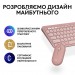 Logitech Комплект (клавіатура, миша) бездротовий Logitech Pebble 2 Combo Rose (920-012241)