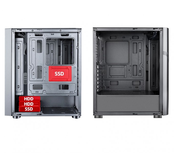 Golden Field Корпус Golden Field Phantom 1 (1091B) Black без БЖ