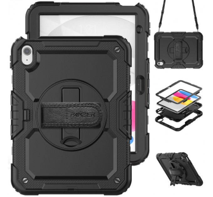 Armorstandart Чохол до планшета Armorstandart Panzer iPad 10.9 2024 / 2022 Black (ARM82525)