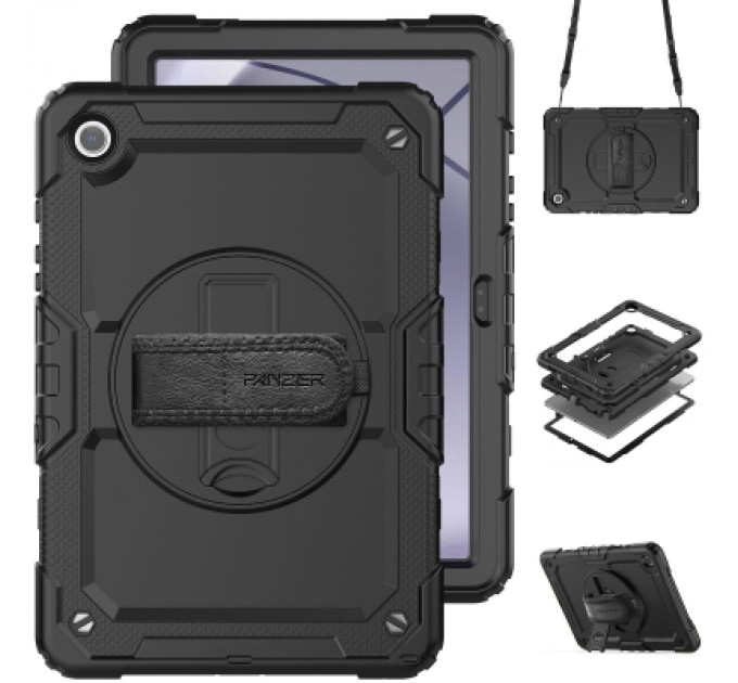Armorstandart Чохол до планшета Armorstandart Panzer Samsung Tab A9+ Black (ARM82517)