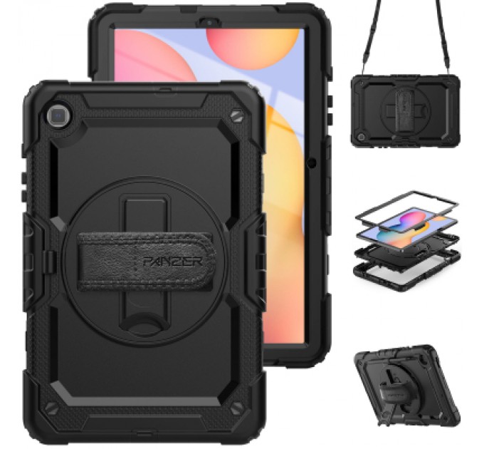 Armorstandart Чохол до планшета Armorstandart Panzer Samsung Tab S6 Lite Black (ARM82519)