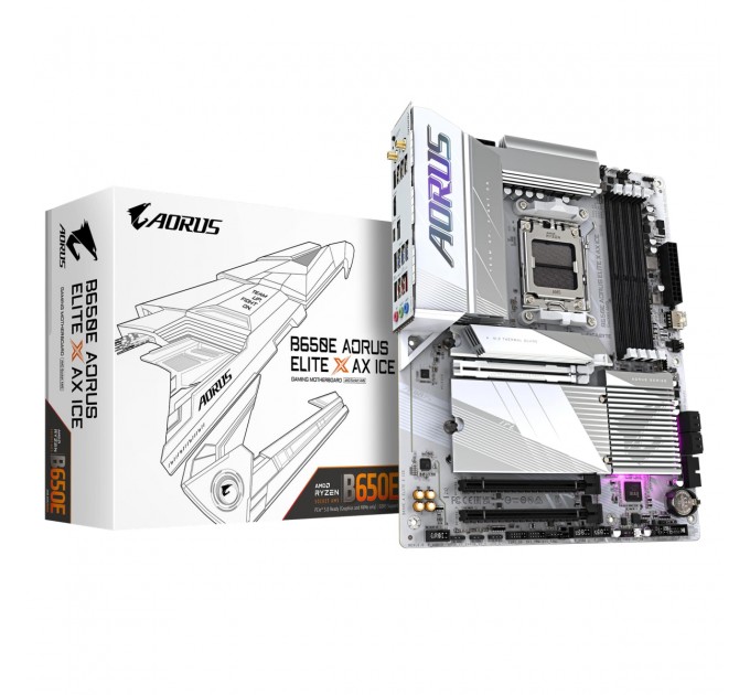 GIGABYTE Материнська плата Gigabyte B650E Aorus Elite X AX Ice Socket AM5