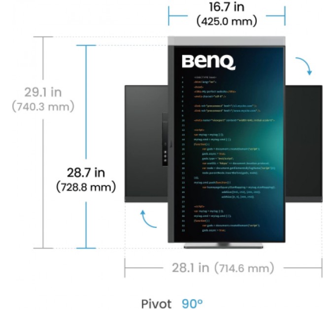 BenQ Монітор BenQ RD320U Metallic Grey