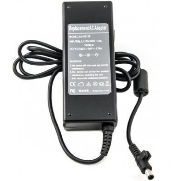 PowerPlant Блок живлення до ноутбуку PowerPlant SAMSUNG 220V, 19V 90W 4.74A (5.5*3.0) (SA90F5530)