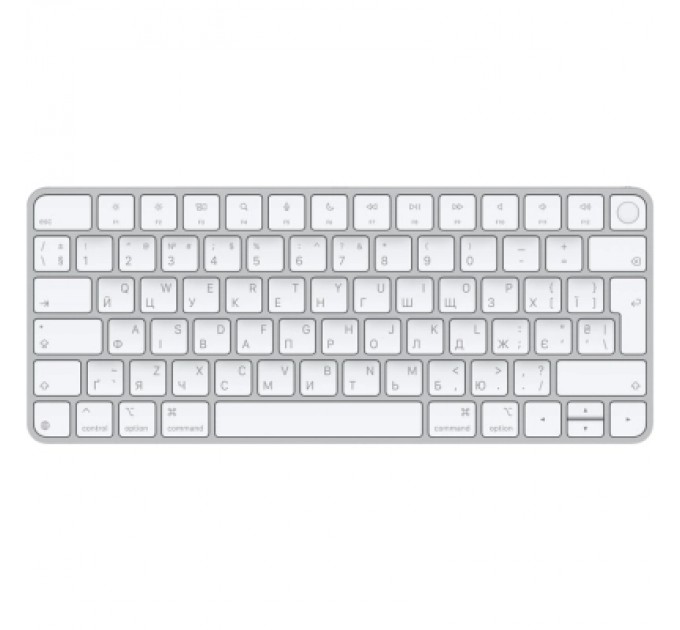 Apple Клавіатура Apple Magic Keyboard with Touch ID Bluetooth/USB-C UA White (MXCK3UA/A)