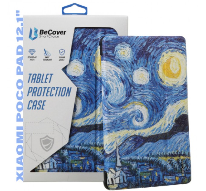 BeCover Чохол до планшета BeCover Smart Case Xiaomi Poco Pad 12.1" Night (711575)