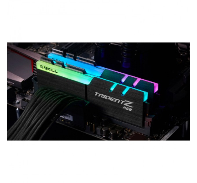 G.Skill Модуль пам'яті для комп'ютера DDR4 64GB (2x32GB) 4400 MHz Trident Z RGB G.Skill (F4-4400C19D-64GTZR)