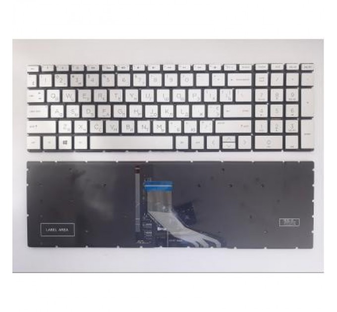 HP Клавіатура ноутбука HP Pavilion 15-DA; 250/255 G7 серебр (A46127)