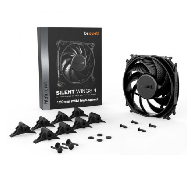 Be quiet! Кулер до корпусу Be quiet! Silent Wings 4 120mm PWM high-speed (BL094)