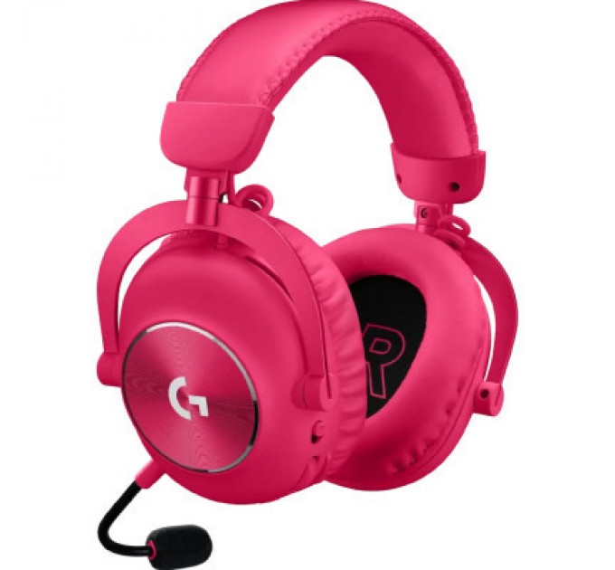 Logitech Навушники Logitech G Pro X 2 Lightspeed Wireless Magenta (981-001275)