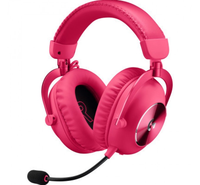 Logitech Навушники Logitech G Pro X 2 Lightspeed Wireless Magenta (981-001275)