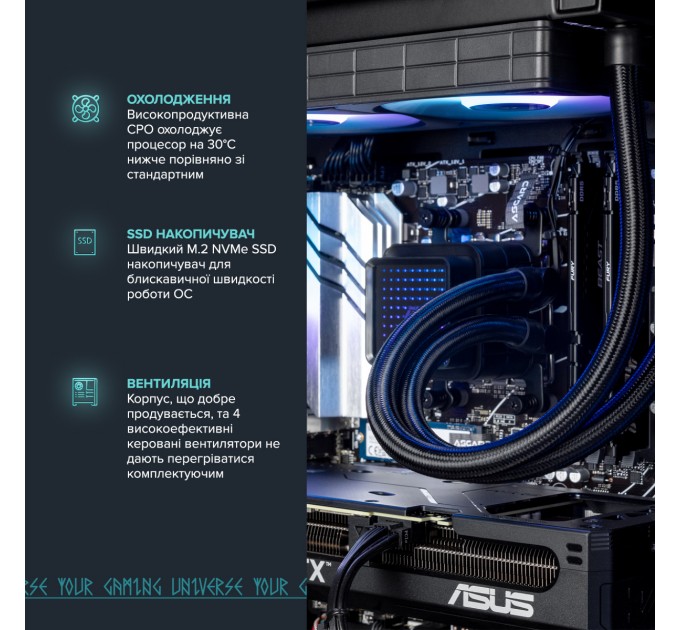 ASGARD Персональний комп`ютер ASGARD (A99X.96.S20.58.5445)