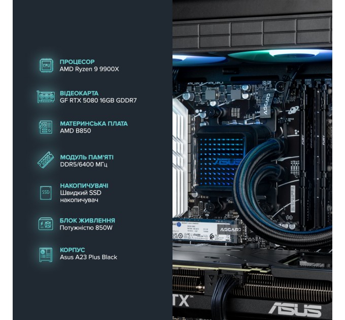 ASGARD Персональний комп`ютер ASGARD (A99X.96.S20.58.5445)