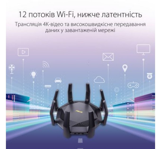 ASUS Маршрутизатор ASUS RT-AX89X AX6000 (RT-AX89X)