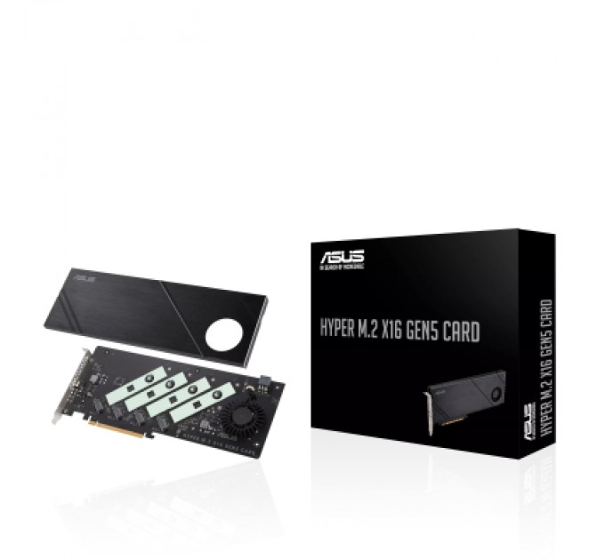 ASUS Плата розширення ASUS Hyper M.2 X16 PCIe 5.0 Expansion Card GEN 5 (90MC0CY0-M0EAY0)