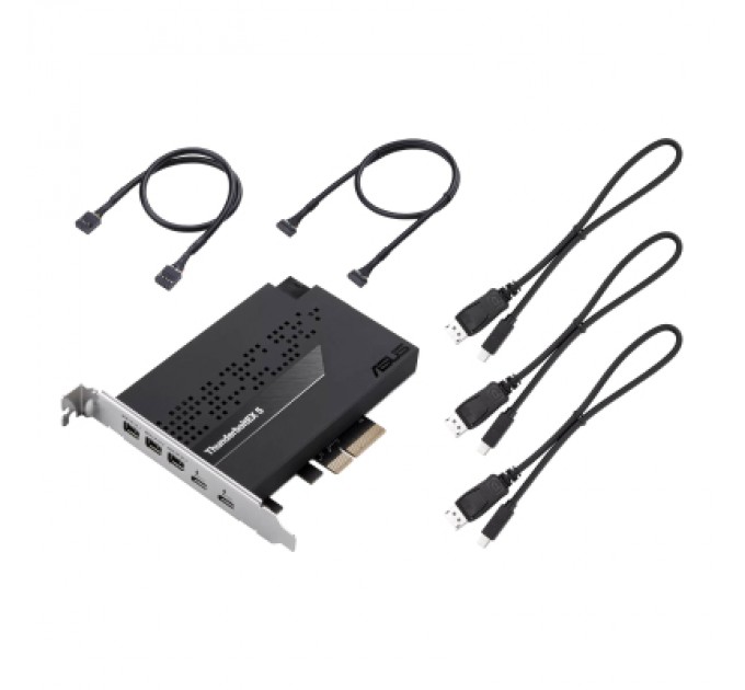 ASUS Плата розширення ASUS ThunderboltEX 5 USB Type-C PCIe 4.0 X4 Expansion Card (90MC0E50-M0EAY0)