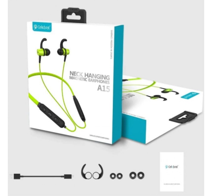 Celebrat Навушники Celebrat A15 Green (1006647)
