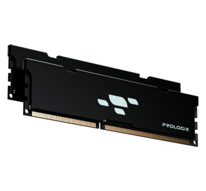 Prologix Модуль пам'яті для комп'ютера DDR5 32GB (2x16GB) 5200 MHz Black Prologix (PRO32GB5200B5K)