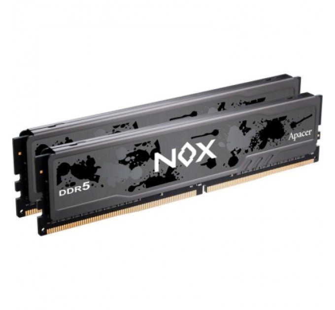 Apacer Модуль пам'яті для комп'ютера DDR5 32GB (2x16GB) 5600 MHz NOX Apacer (AH5U32G56C522MBAA-2)