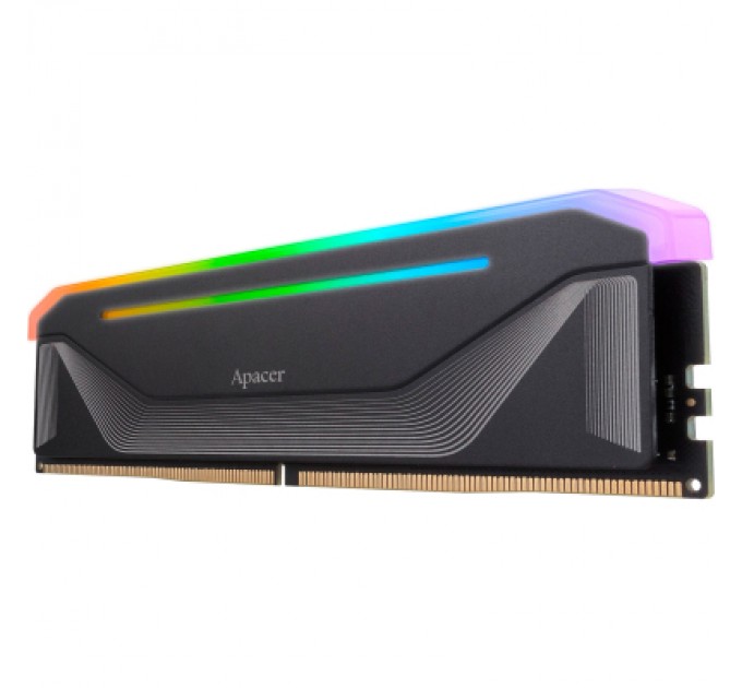 Apacer Модуль пам'яті для комп'ютера DDR5 32GB (2x16GB) 6000 MHz NOX RGB Black Apacer (AH5U32G60C622NBAA-2)