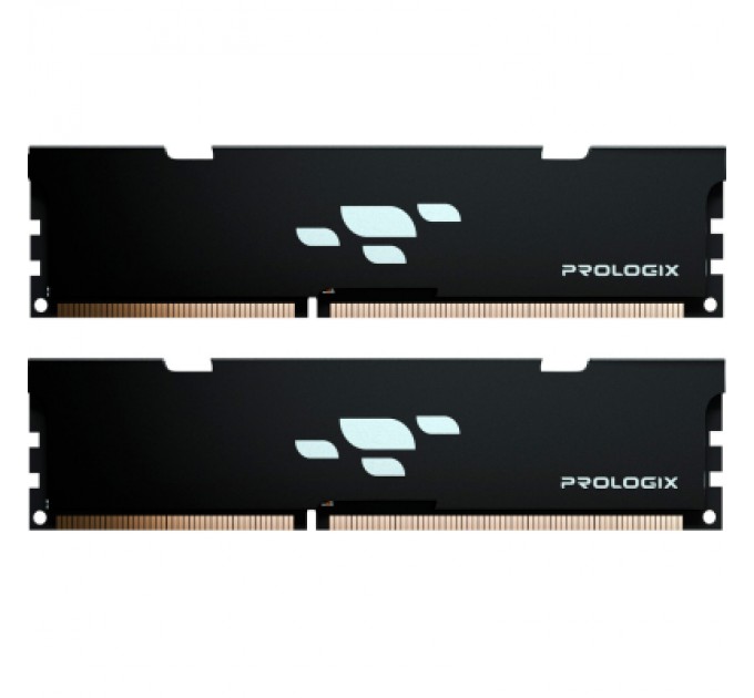 Prologix Модуль пам'яті для комп'ютера DDR5 32GB (2x16GB) 5600 MHz Black Prologix (PRO32GB5600B5K)