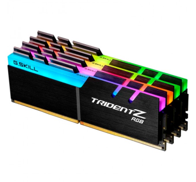 G.Skill Модуль пам'яті для комп'ютера DDR4 128GB (4x32GB) 3600 MHz Trident Z RGB G.Skill (F4-3600C18Q-128GTZR)