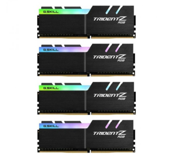 G.Skill Модуль пам'яті для комп'ютера DDR4 128GB (4x32GB) 3600 MHz Trident Z RGB G.Skill (F4-3600C18Q-128GTZR)