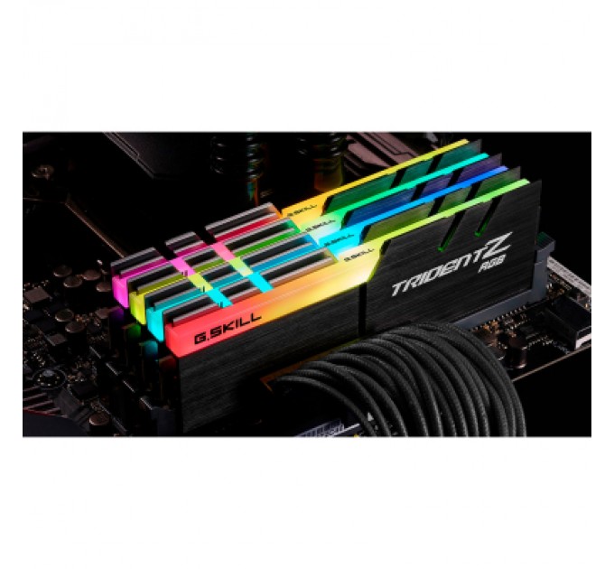 G.Skill Модуль пам'яті для комп'ютера DDR4 128GB (4x32GB) 3600 MHz Trident Z RGB G.Skill (F4-3600C18Q-128GTZR)