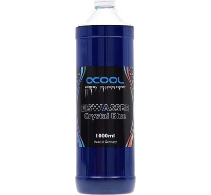 Alphacool Охолоджуюча рідина Alphacool Eiswasser Crystal Blue premixed coolant 1000ml (18547)