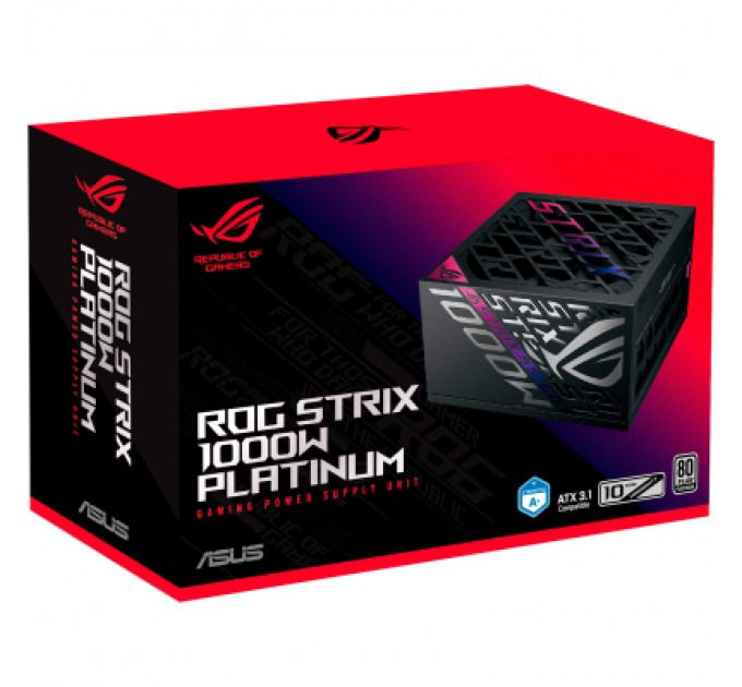 ASUS Блок живлення ASUS 1000 W ROG Strix 1000P Gaming (90YE00W1-B0NA00)